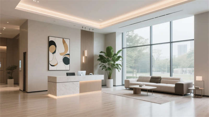 現(xiàn)代簡(jiǎn)約融自然，合肥現(xiàn)代簡(jiǎn)約酒店裝修設(shè)計(jì)效果圖