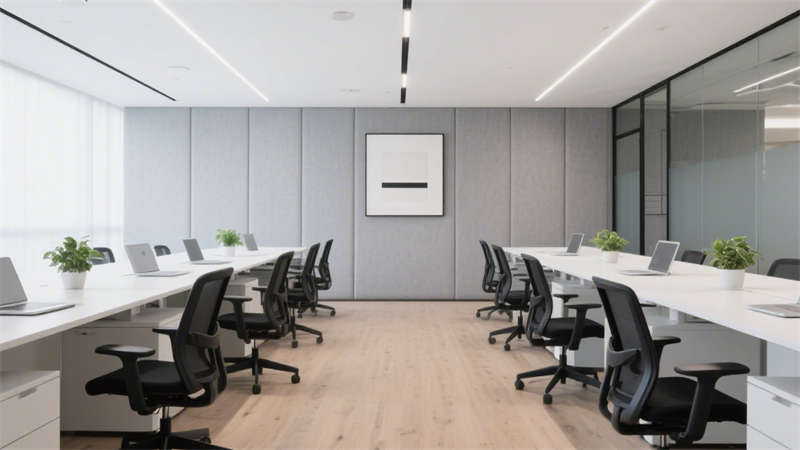 合肥1500平辦公室裝修，打造極簡(jiǎn)質(zhì)感與高效協(xié)作空間