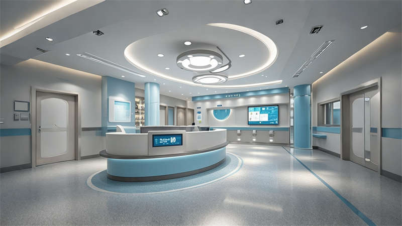合肥8000平醫(yī)院裝修設計效果圖欣賞