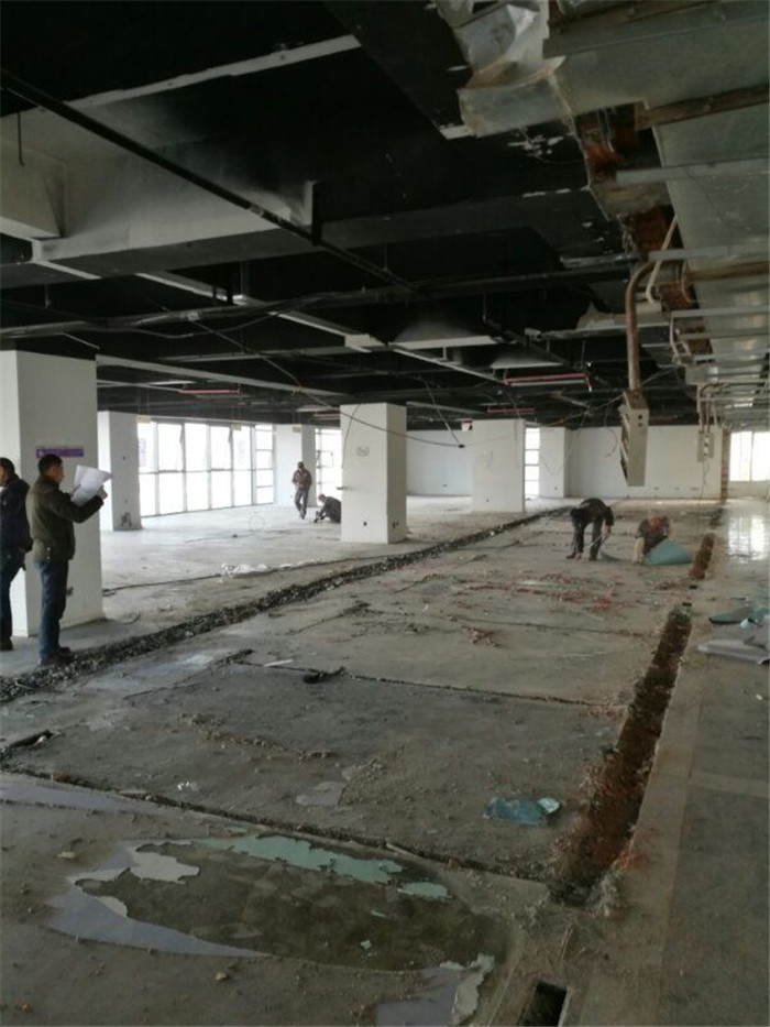 合肥教育培訓(xùn)機(jī)構(gòu)裝修開工現(xiàn)場